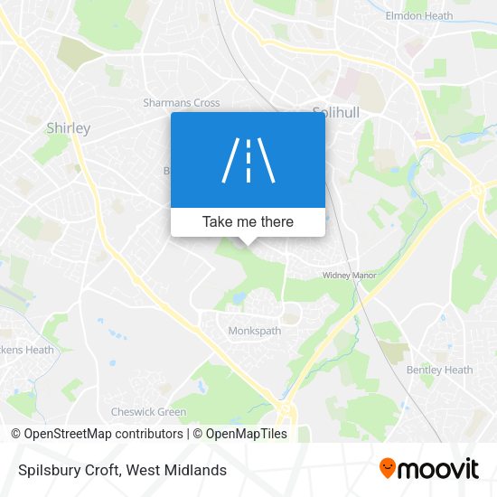 Spilsbury Croft map