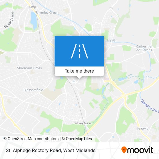 St. Alphege Rectory Road map