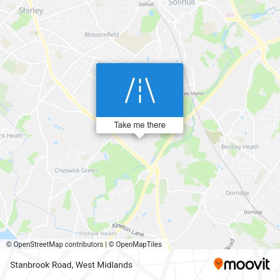 Stanbrook Road map