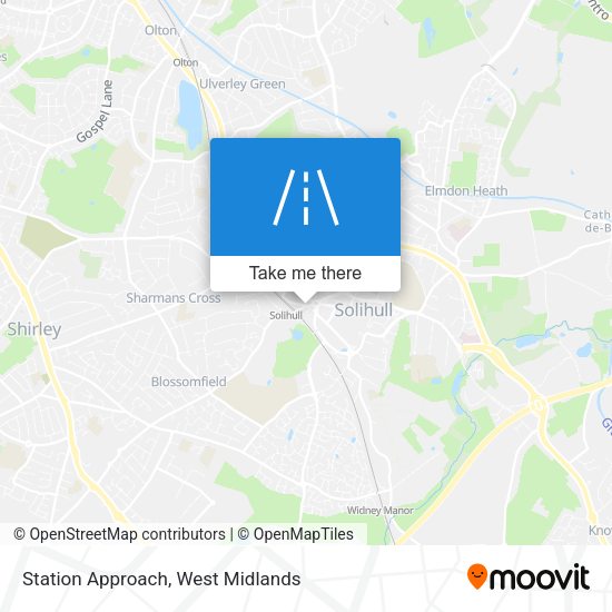 Station Approach map