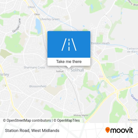 Station Road map
