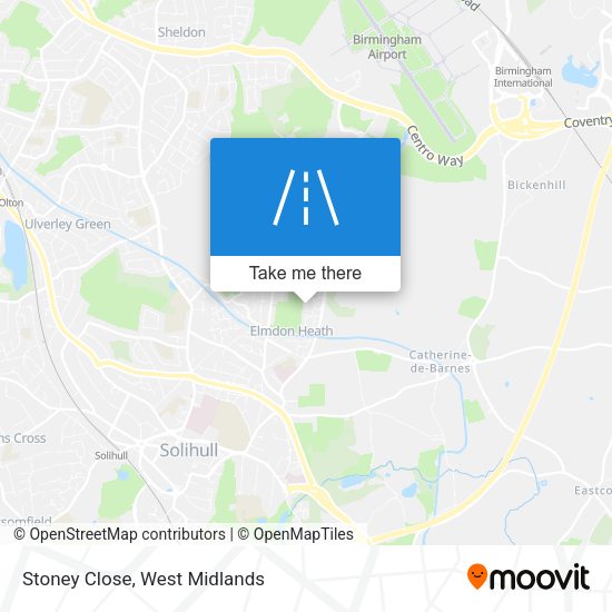 Stoney Close map