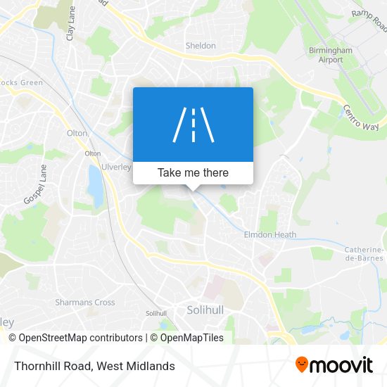 Thornhill Road map