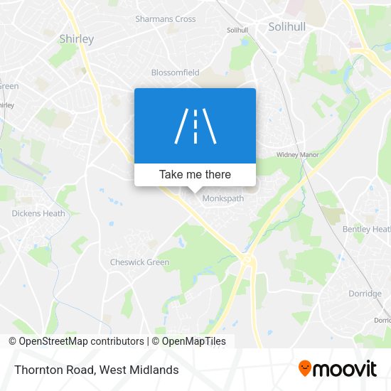 Thornton Road map