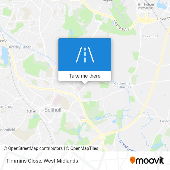 Timmins Close map
