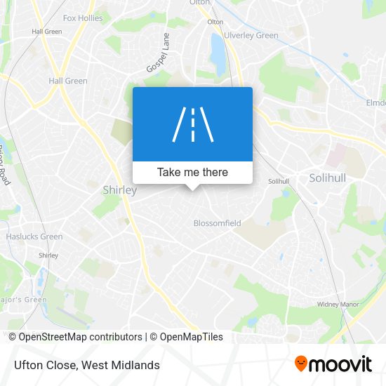 Ufton Close map