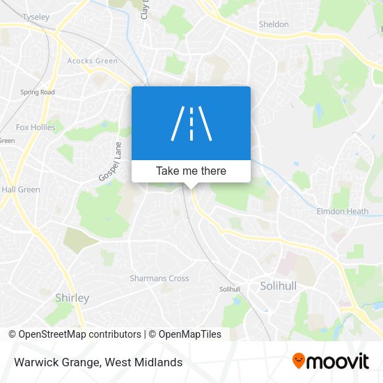 Warwick Grange map