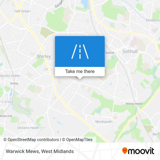 Warwick Mews map