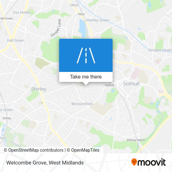 Welcombe Grove map
