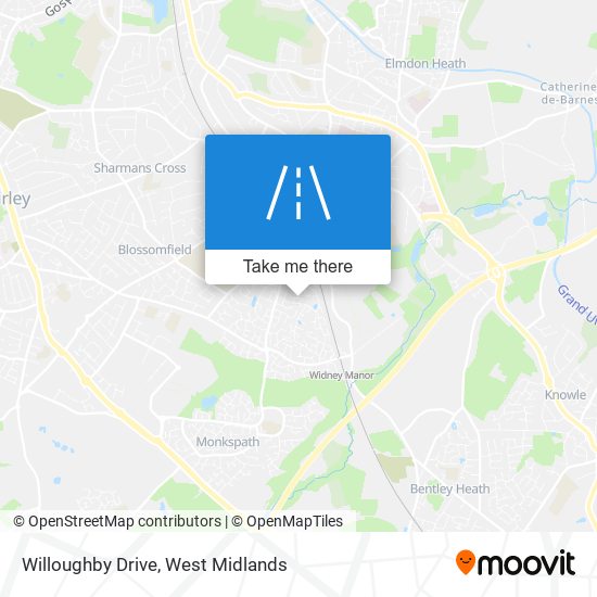 Willoughby Drive map