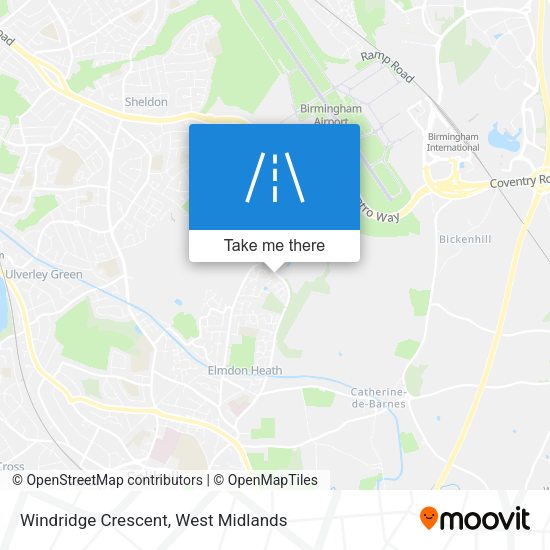 Windridge Crescent map