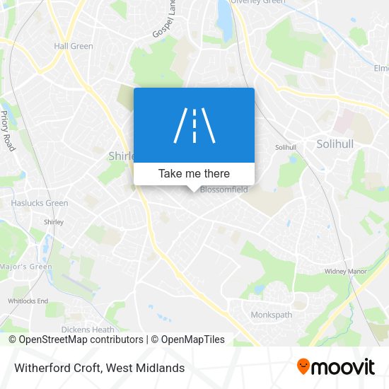 Witherford Croft map