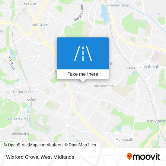 Wixford Grove map