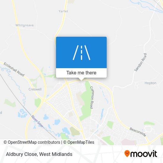 Aldbury Close map