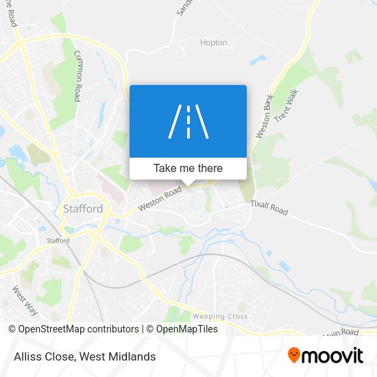 Alliss Close map