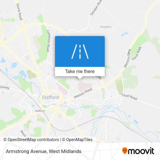 Armstrong Avenue map