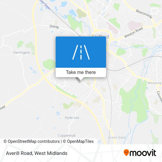 Averill Road map