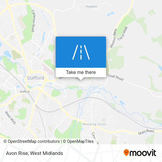 Avon Rise map