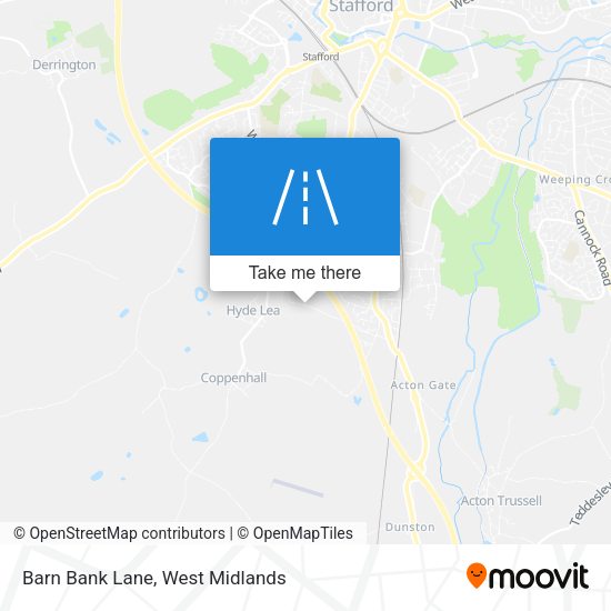 Barn Bank Lane map