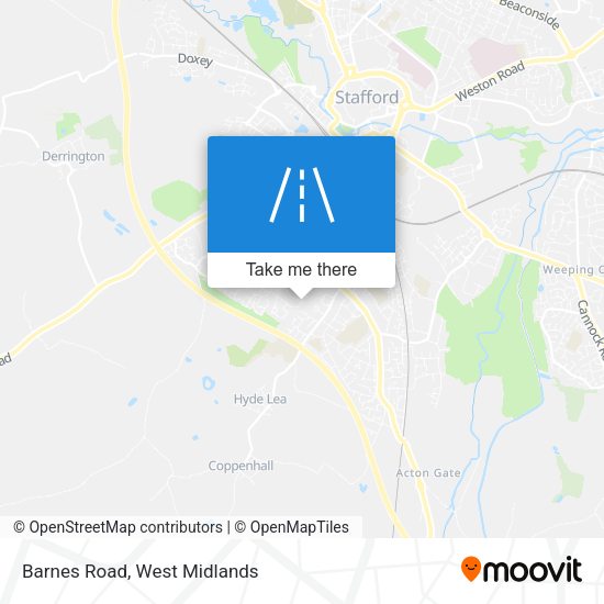 Barnes Road map