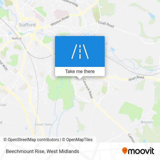Beechmount Rise map