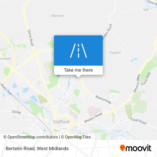 Bertelin Road map