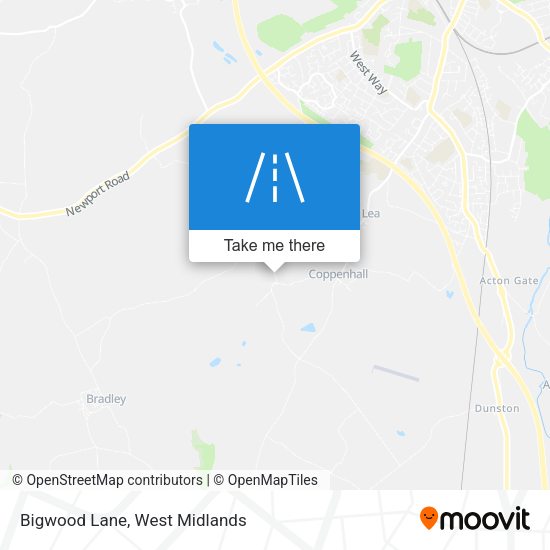 Bigwood Lane map