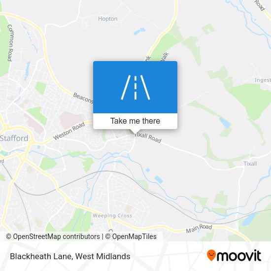 Blackheath Lane map