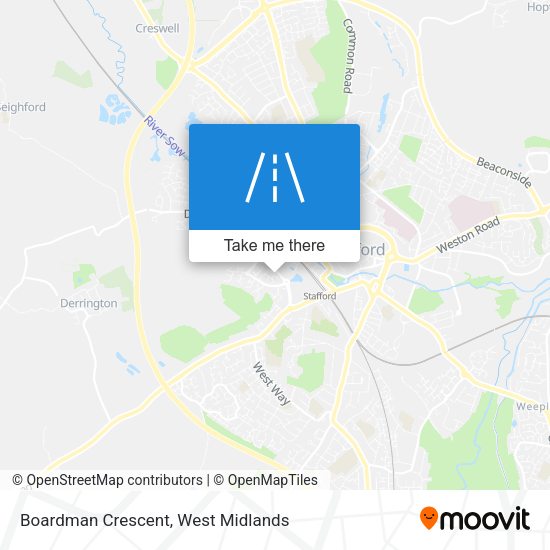 Boardman Crescent map