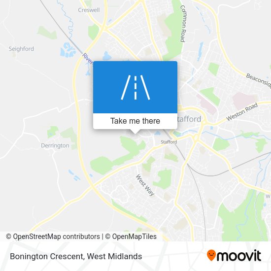 Bonington Crescent map
