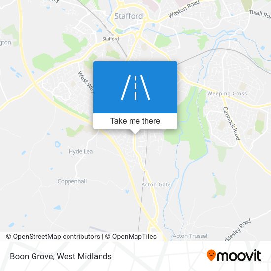 Boon Grove map