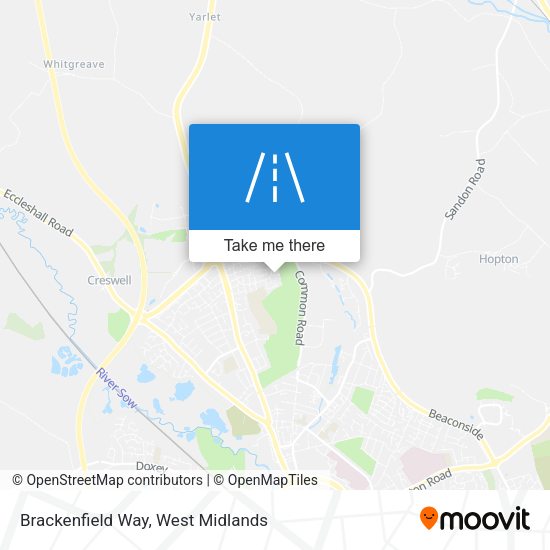 Brackenfield Way map