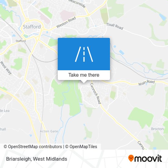 Briarsleigh map