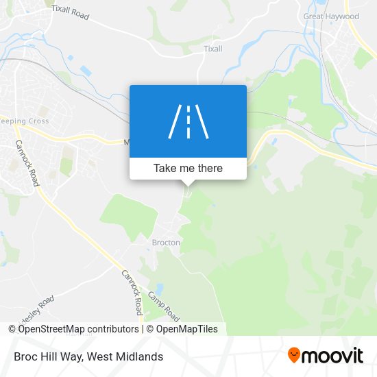 Broc Hill Way map
