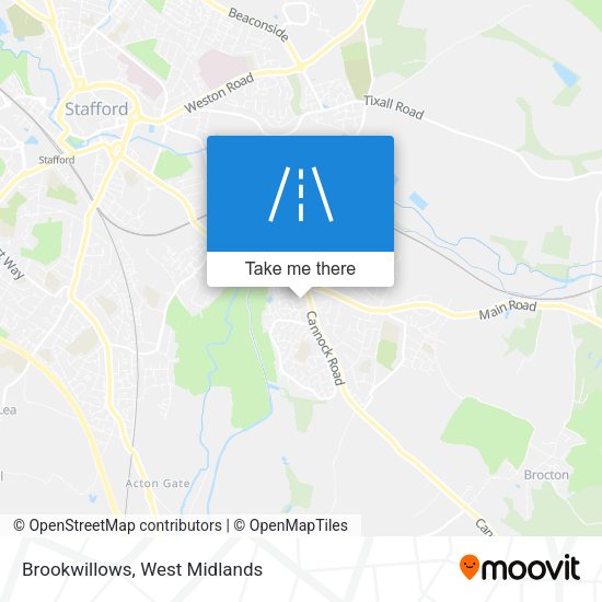 Brookwillows map