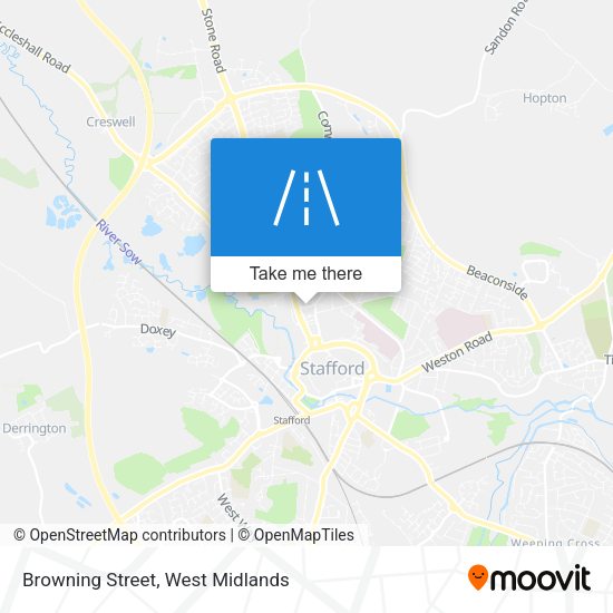 Browning Street map