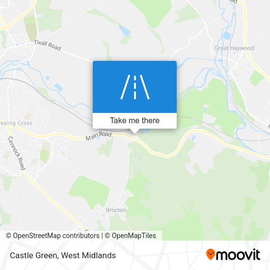 Castle Green map