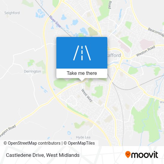 Castledene Drive map