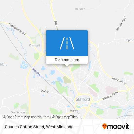 Charles Cotton Street map