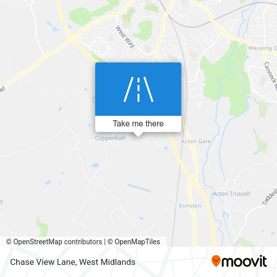 Chase View Lane map