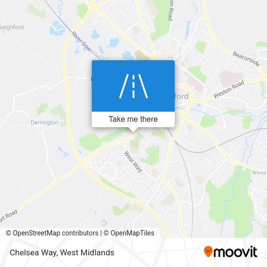 Chelsea Way map