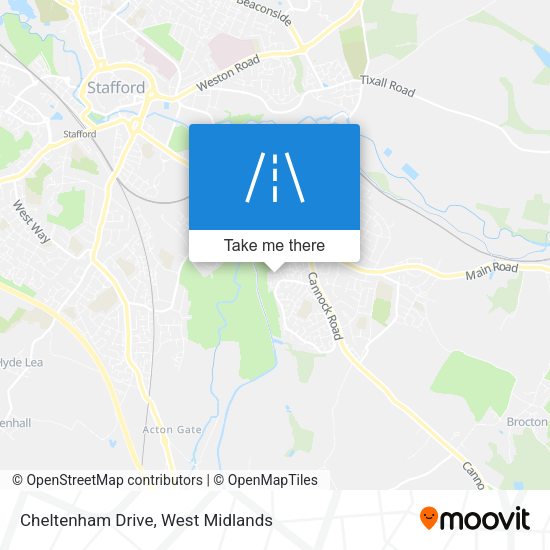 Cheltenham Drive map