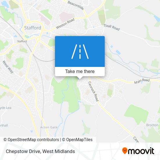 Chepstow Drive map