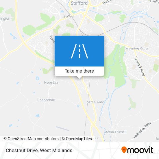 Chestnut Drive map