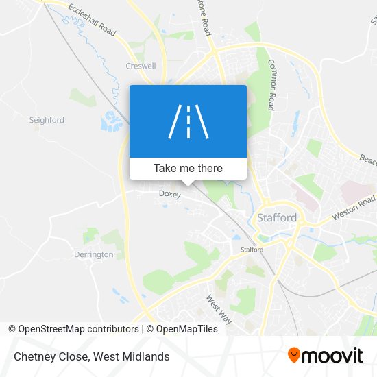 Chetney Close map