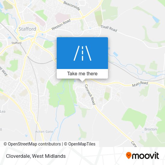 Cloverdale map