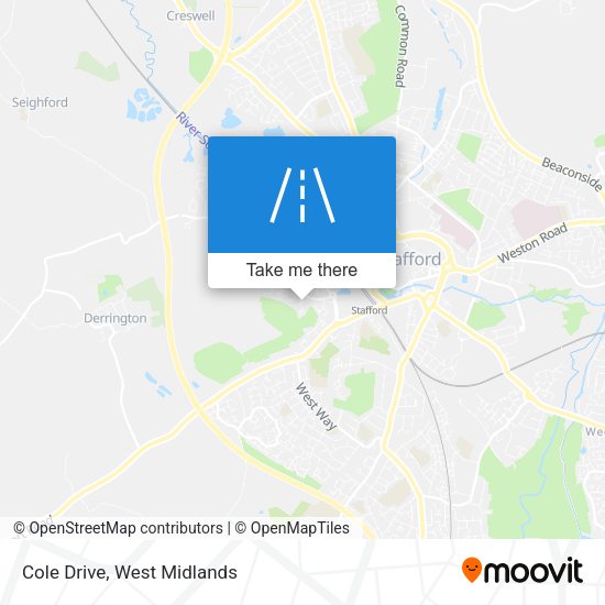 Cole Drive map