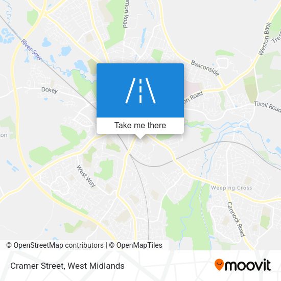 Cramer Street map