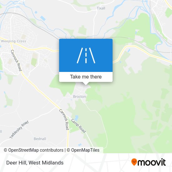 Deer Hill map