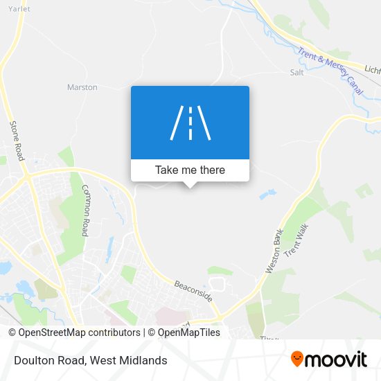Doulton Road map